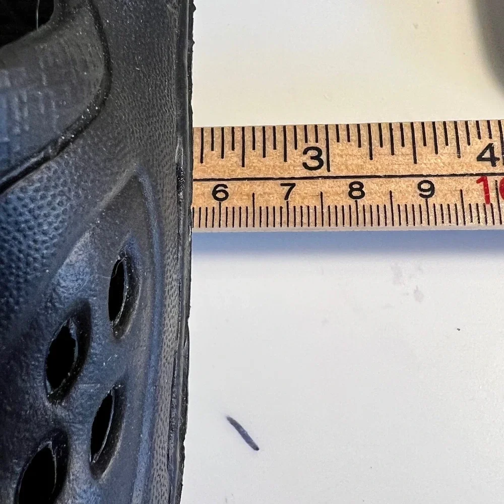 Size 3 Toddler Clogs Black Lightweight Breathable Made in USA Slip-On